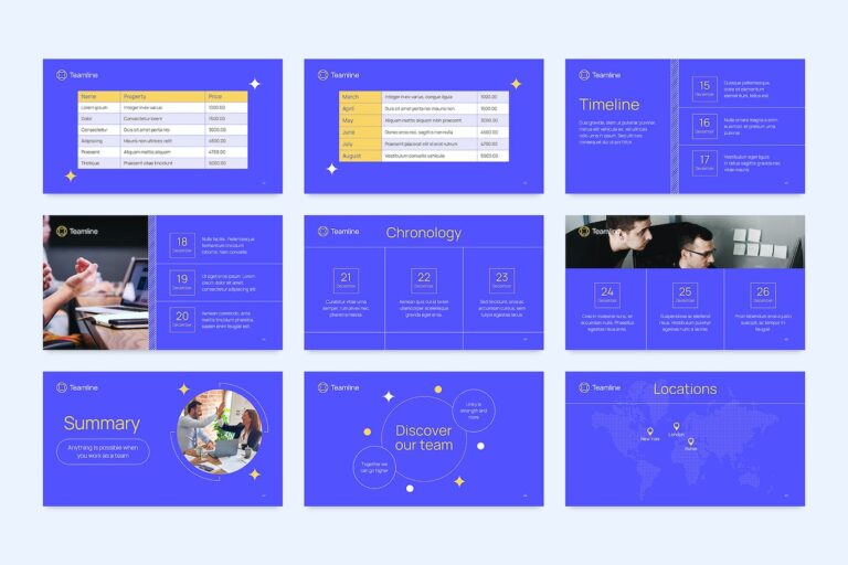 Teamwork PowerPoint Presentation Template – MasterBundles