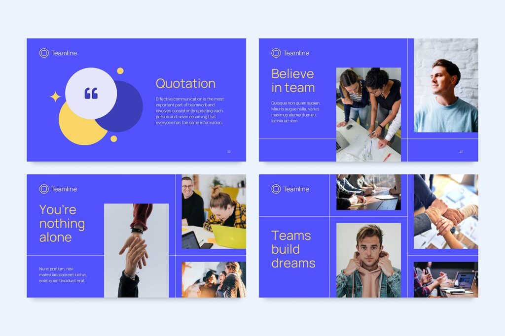 Teamwork PowerPoint Presentation Template – MasterBundles