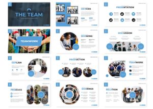 The Team - PowerPoint Template – MasterBundles