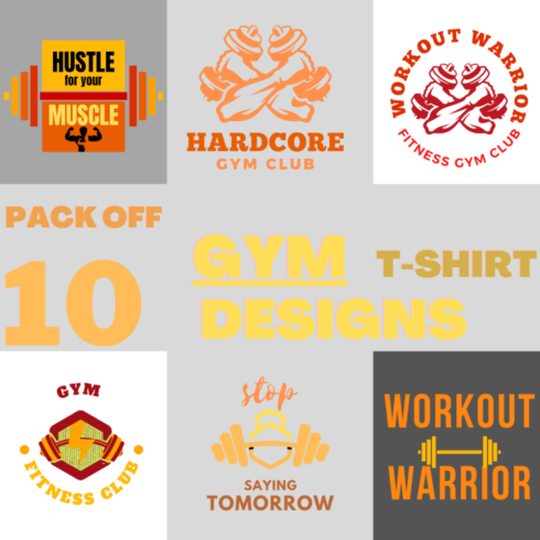 Gym T-Shirt Designs cover image.