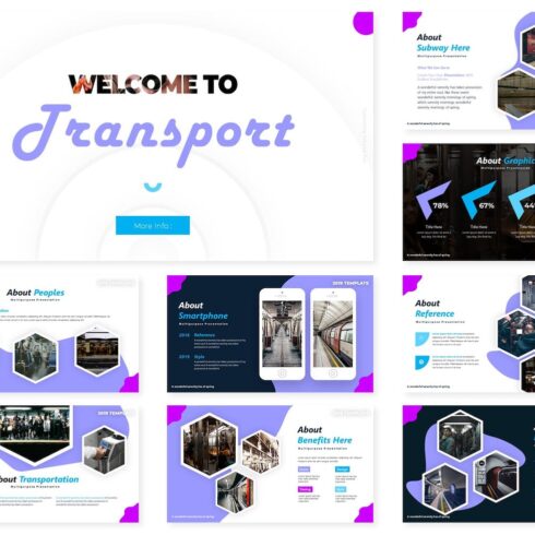 Transport Google Slides Template | MasterBundles