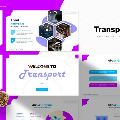Transport Powerpoint Template Master Bundles