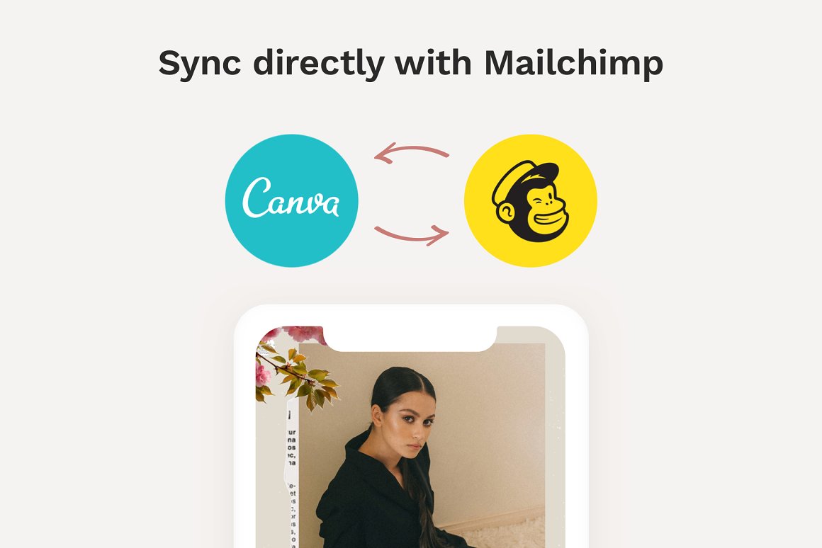 Image with Canvas and Mailchimp interaction.