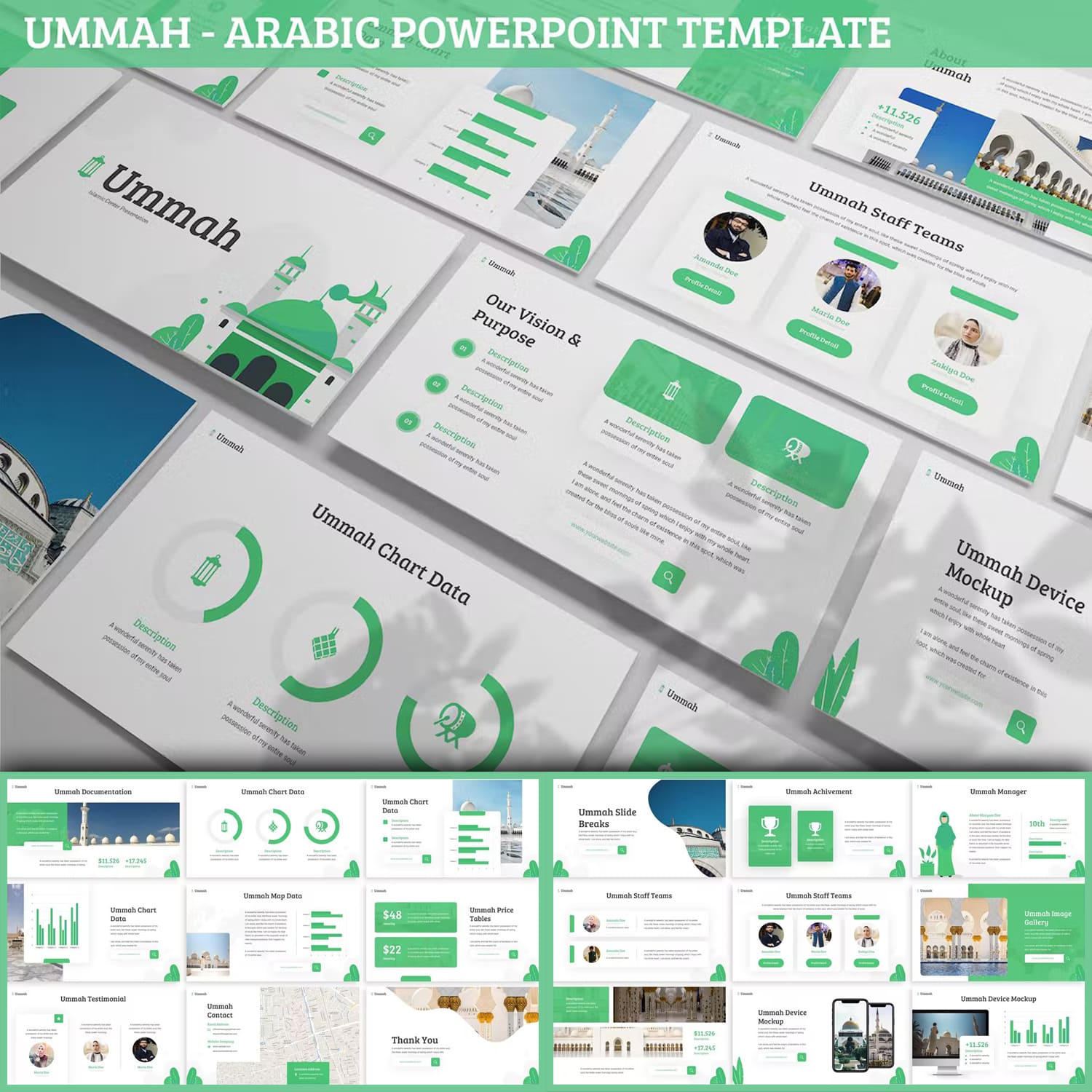 Ummah - Arabic Powerpoint Template.