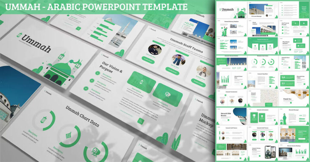 Ummah - Arabic Powerpoint Template – MasterBundles