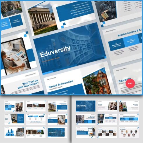 Eduversity Presentation Template - main image preview.