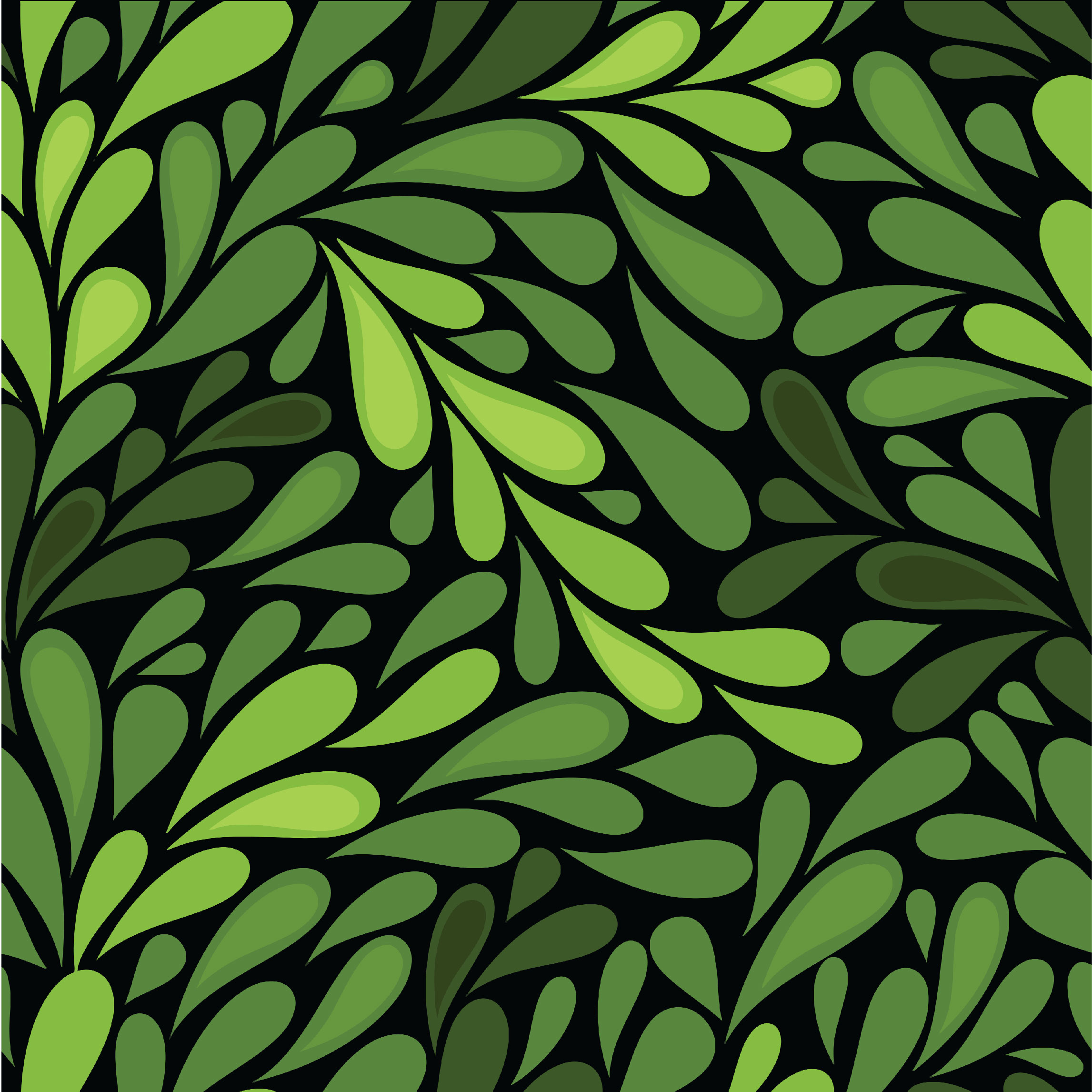 Green Leaves Design Patterns preview image.