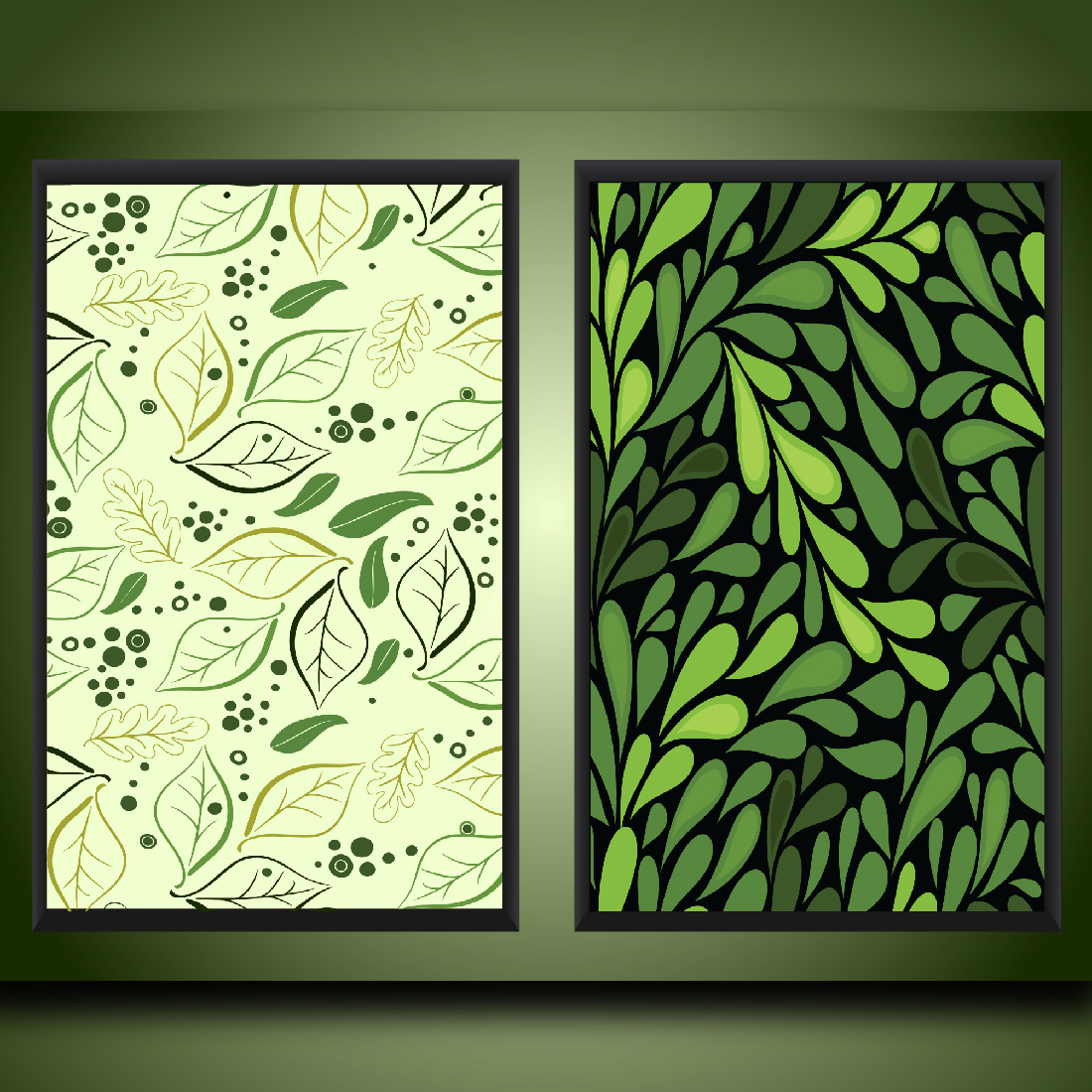Green Leaves Design Patterns cover image.