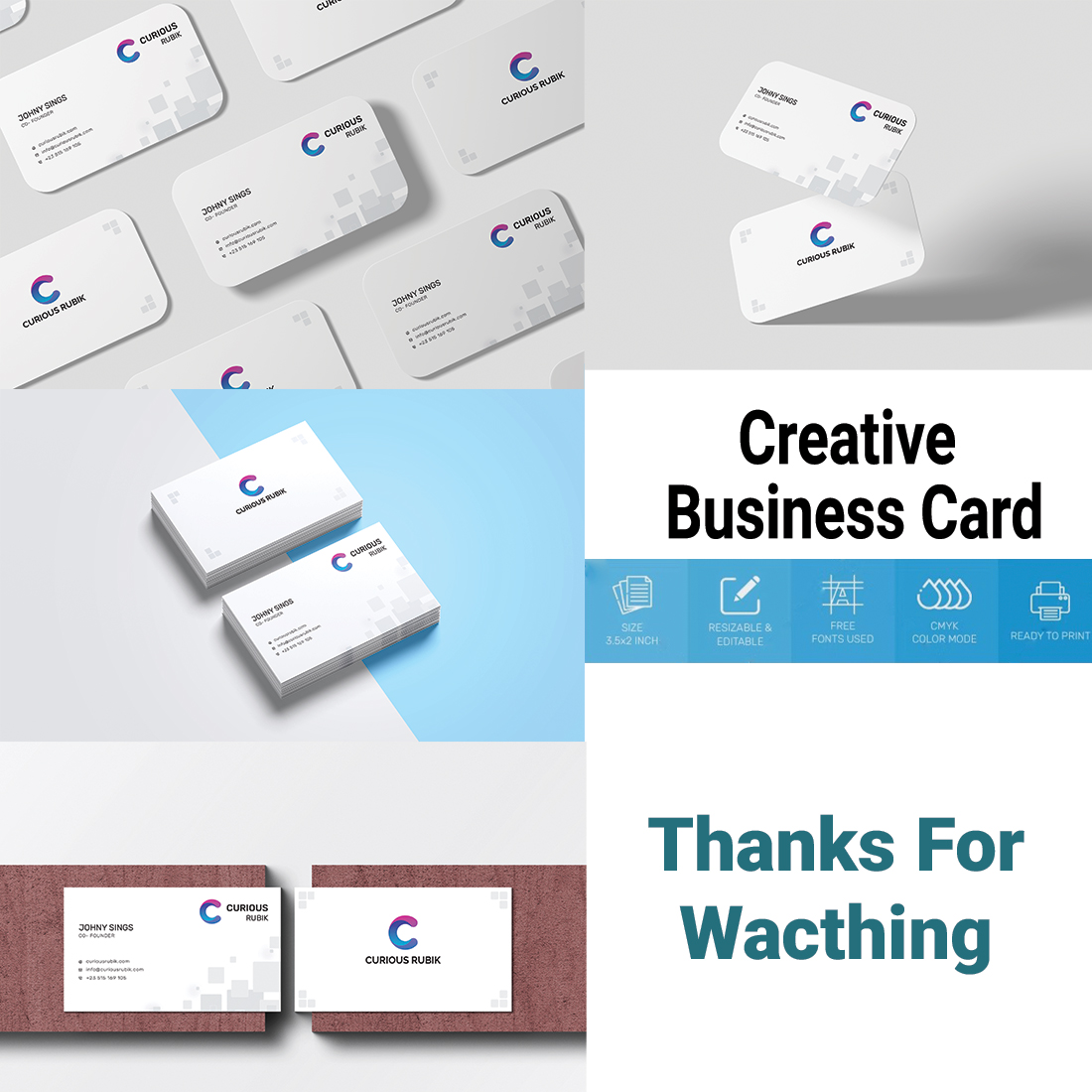 Creative Business Card cover image.