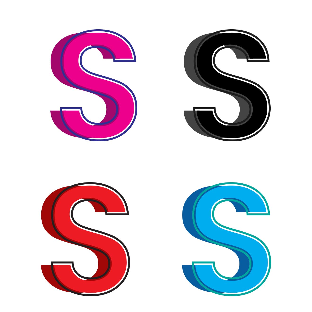 3D Letter S Logo Vector Design - Only 10$ preview image.