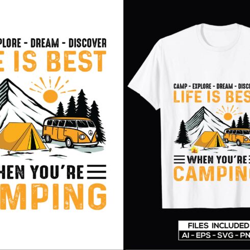 Camping T-Shirt Design SVG Bundle 2 | MasterBundles