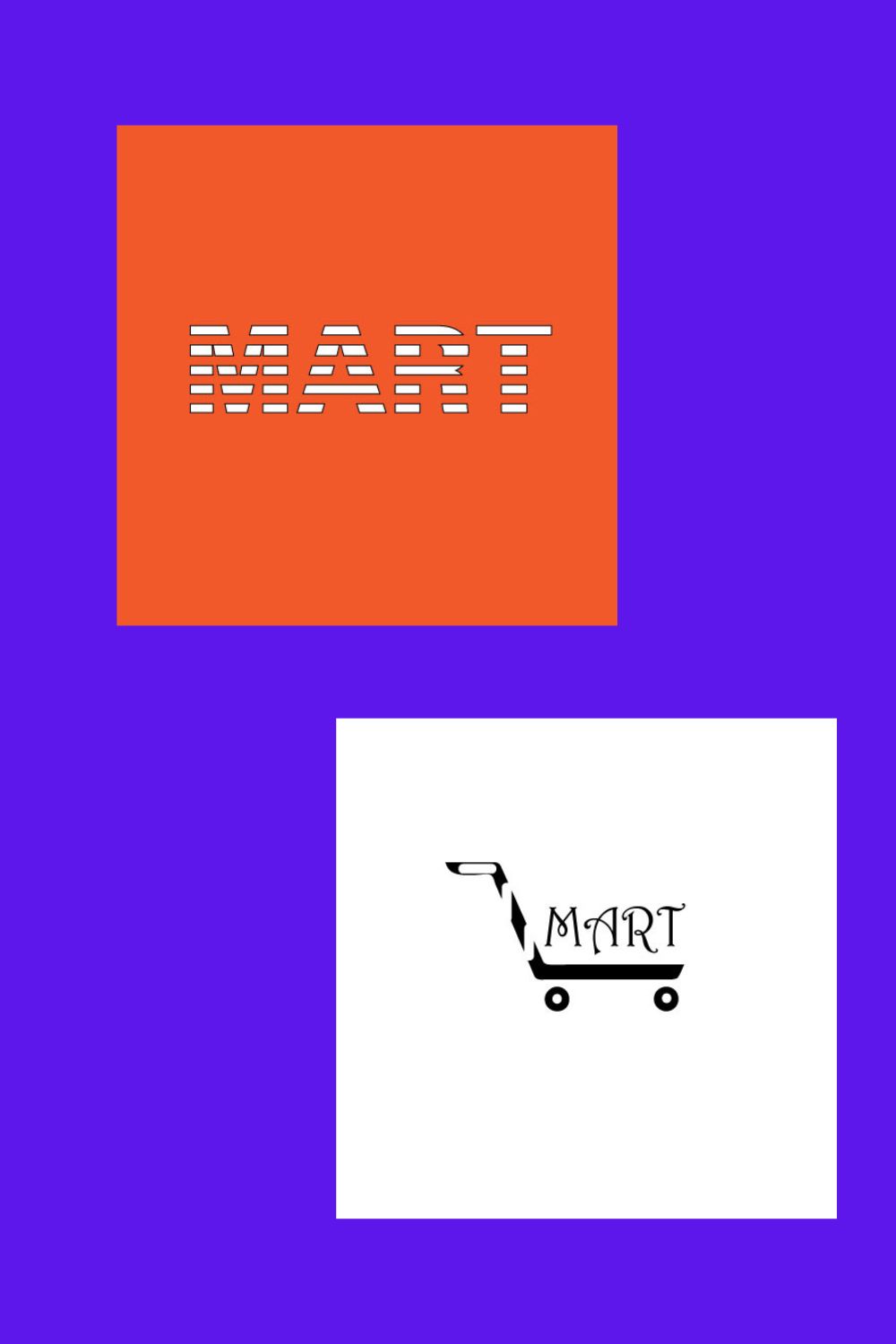 Minimalist Mart Logo pinterest image.