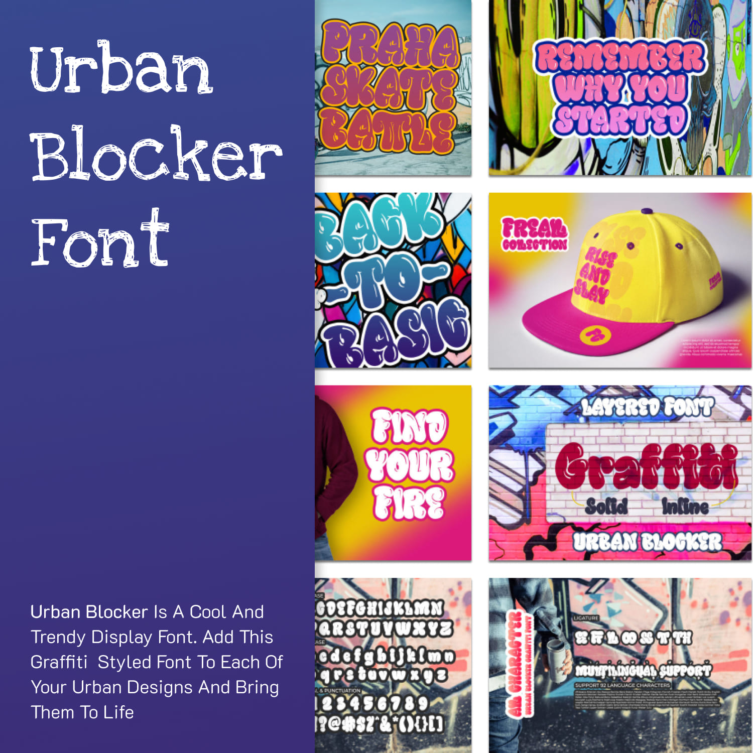 Urban Blocker Font.
