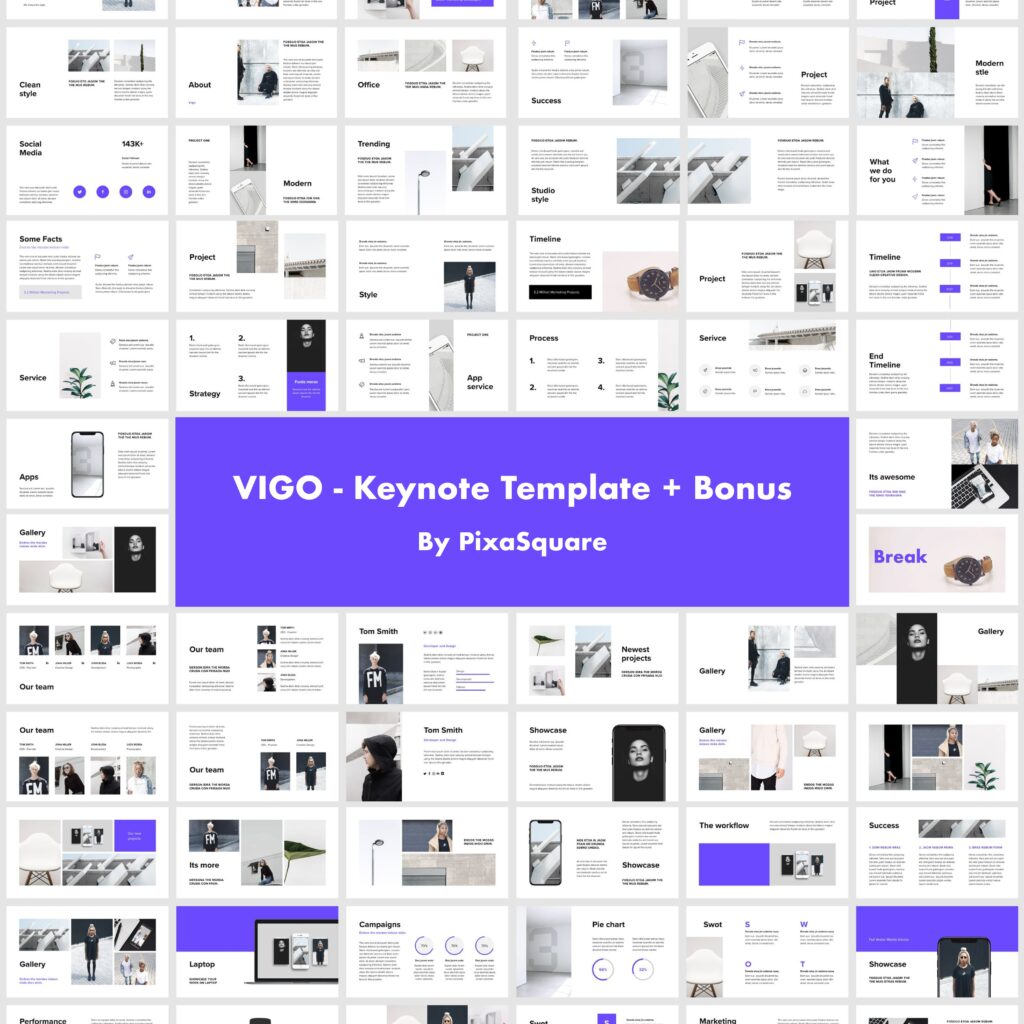 Keynote Examples Geavan - Business Presentation Keynote Template - MasterBundles