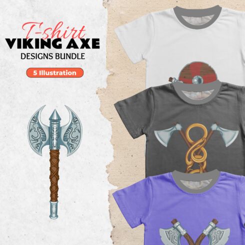 viking axe SVG T-shirt Designs Bundle.