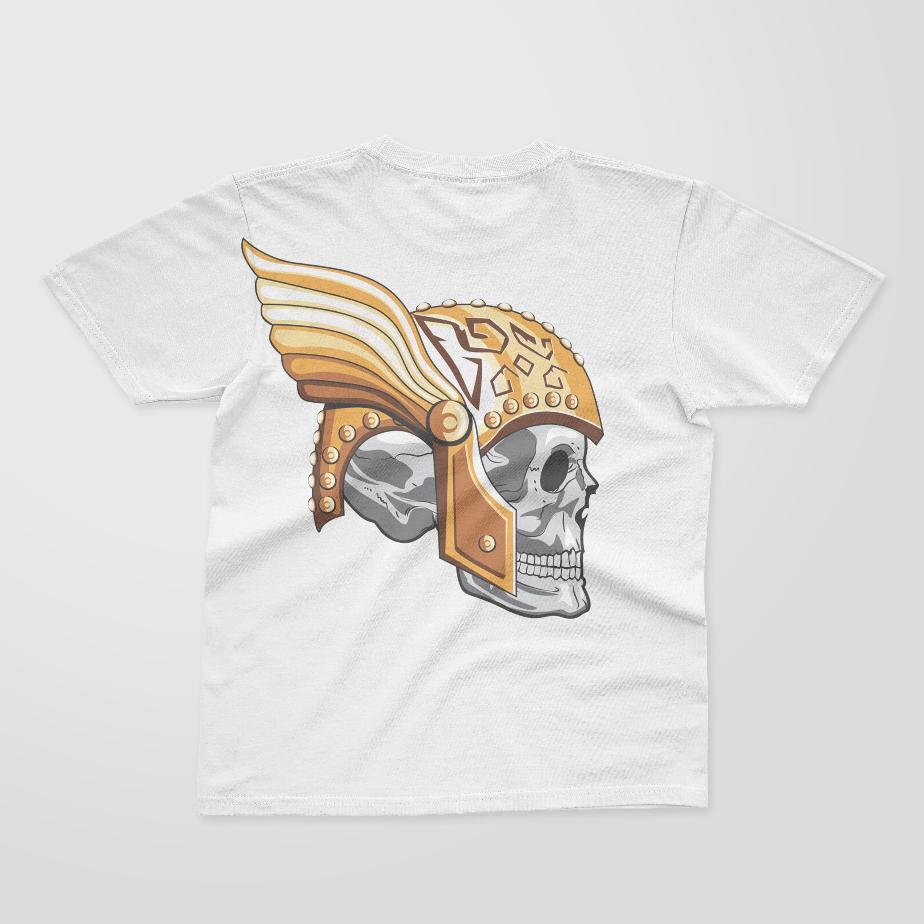 Stylish viking's skull for the classic t-shirt.