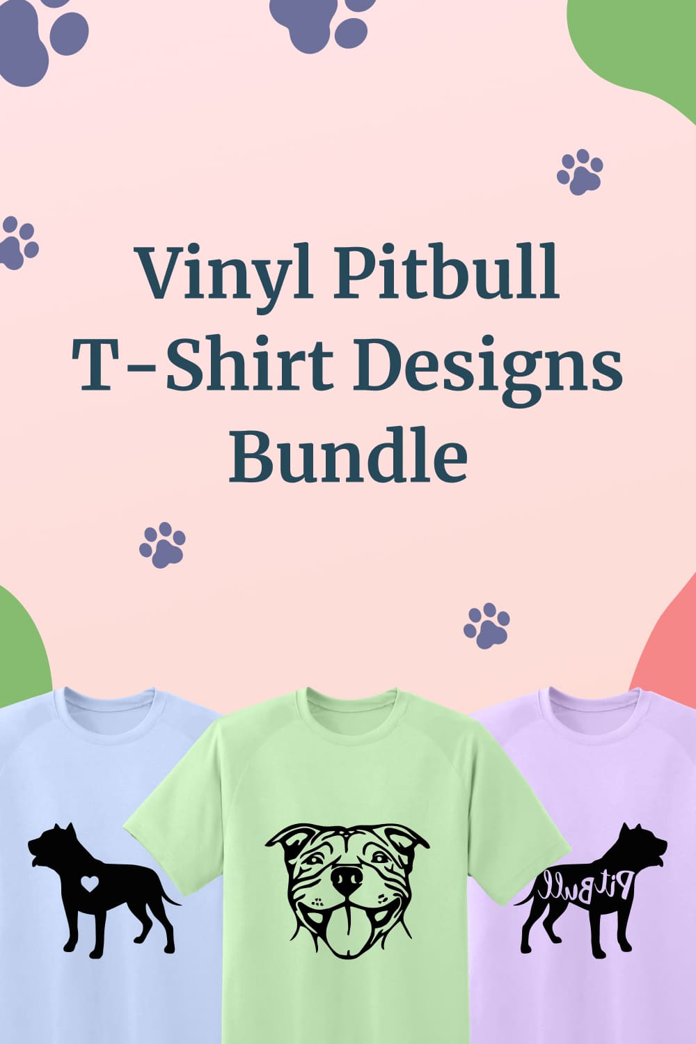 vinyl pitbull t shirt designs bundle 03 592