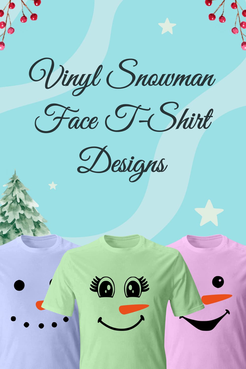 vinyl snowman face t shirt designs 03 291