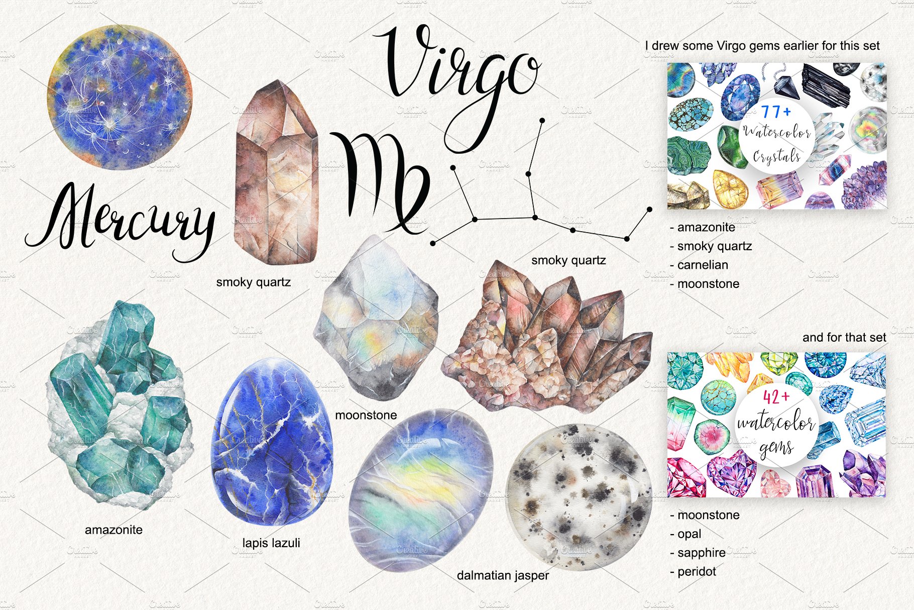 Virgo bright stones.