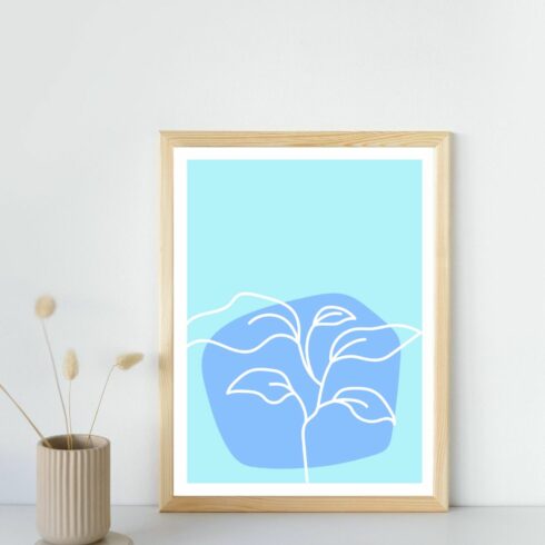 Sky Blue Printable Wall Art cover image.