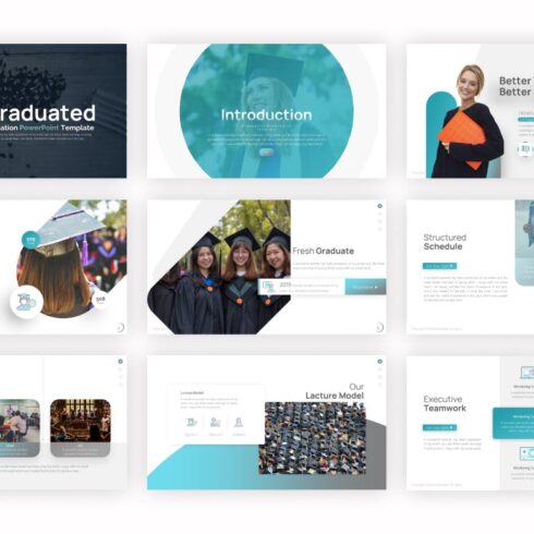 WeGraduated Graduation PowerPoint Template | MasterBundles