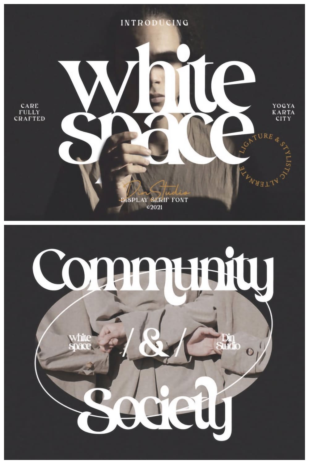 White Space Font - Pinterest.