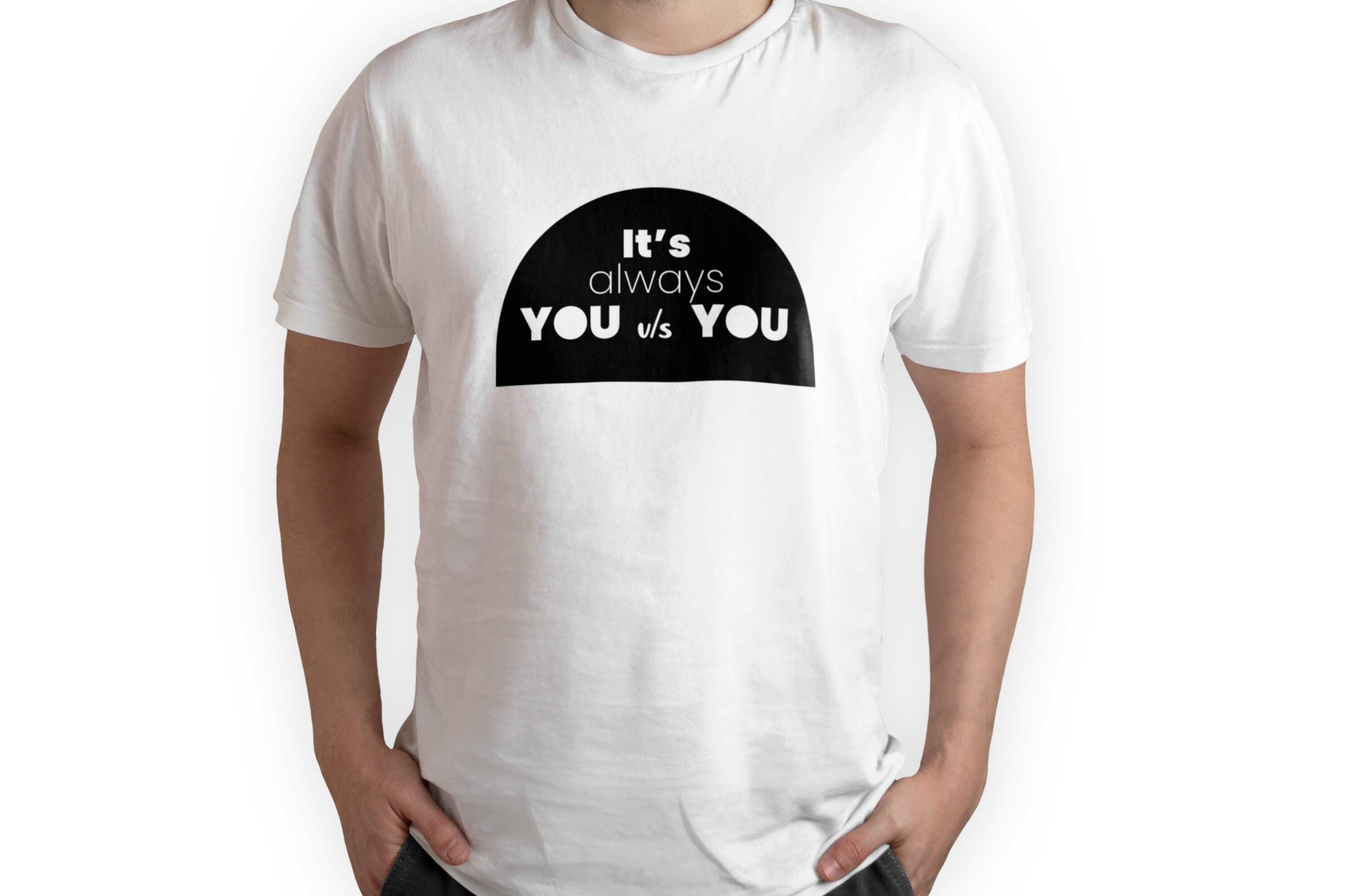 Bundle of 156 T-shirt Designs with Fitness Quotes, it's always you.