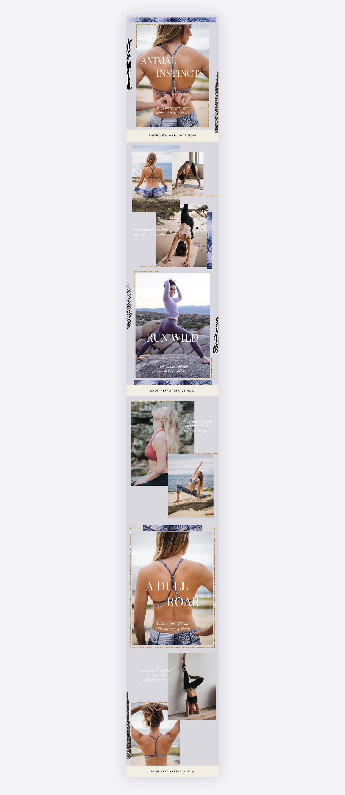 Image collection of enchanting yoga email design template.