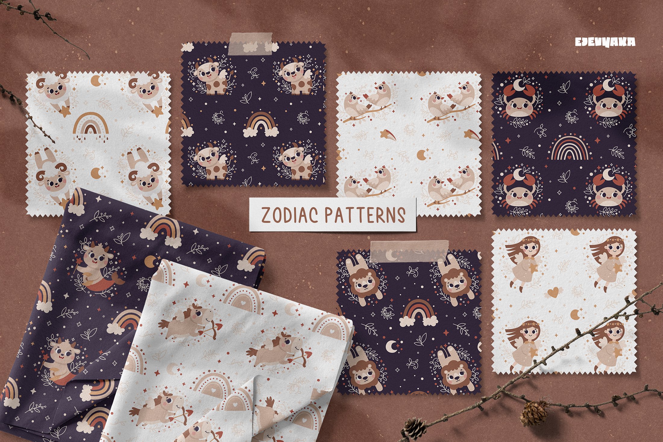 Cute zodiacs patterns for you.