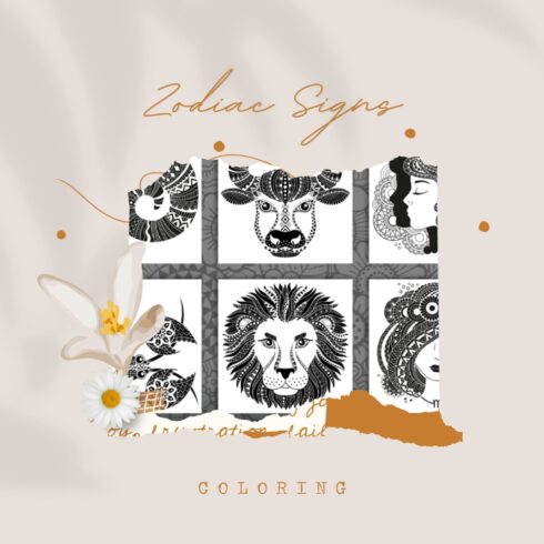 Zodiac Signs Coloring.