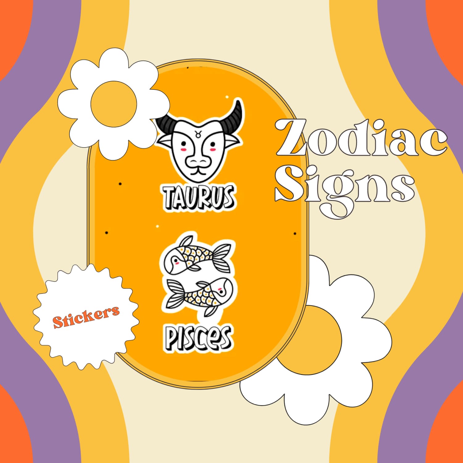 Zodiac Signs Stickers - main image preview.