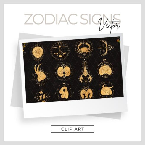 Zodiac Signs Vector & Clip Art - main image preview.