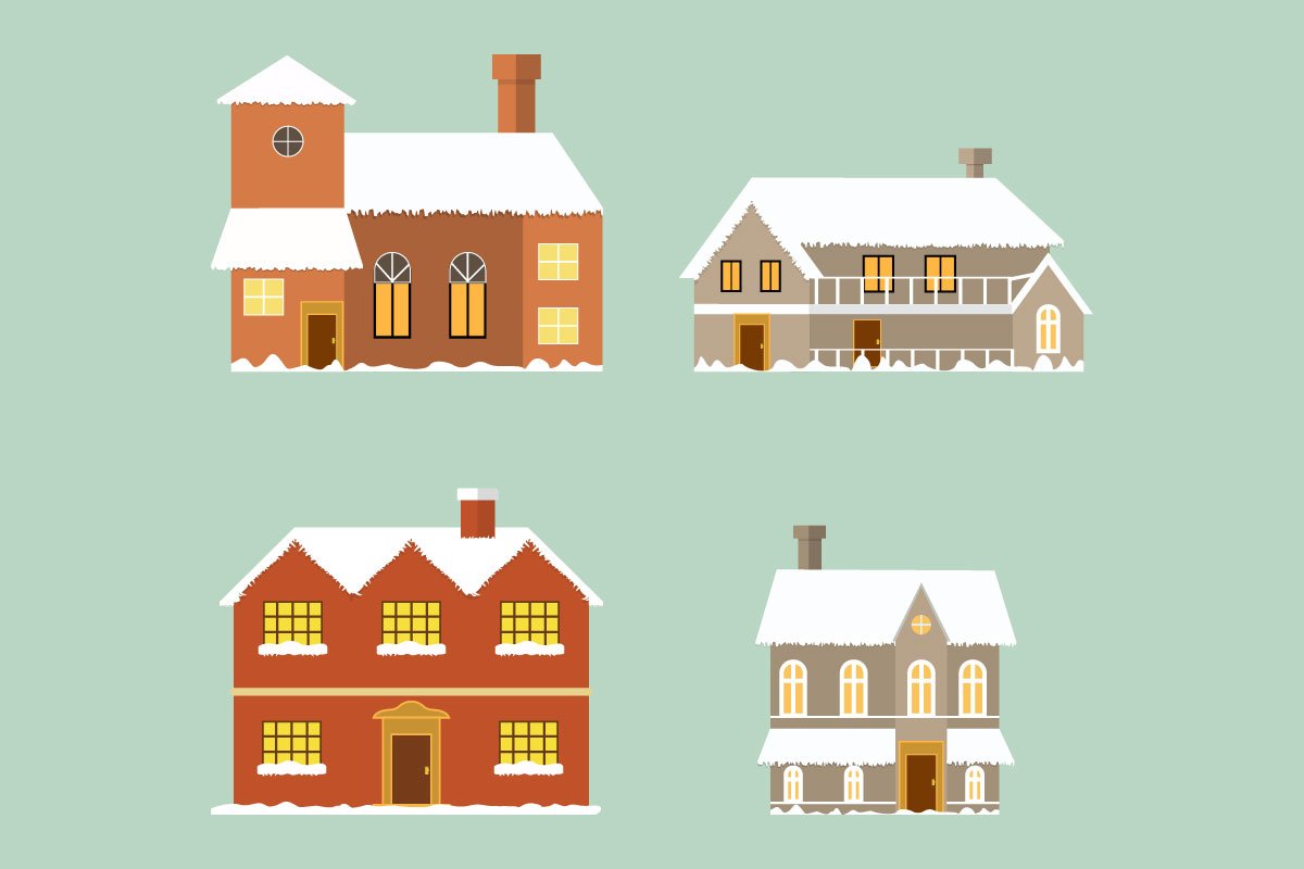 Four houses options.