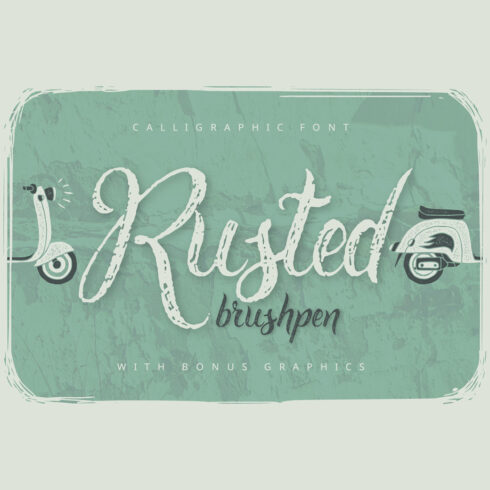 Rusted Brushpen Script + Bonus - main image preview.