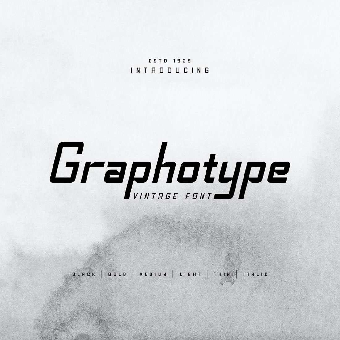 Graphotype Vintage Font - main image preview.
