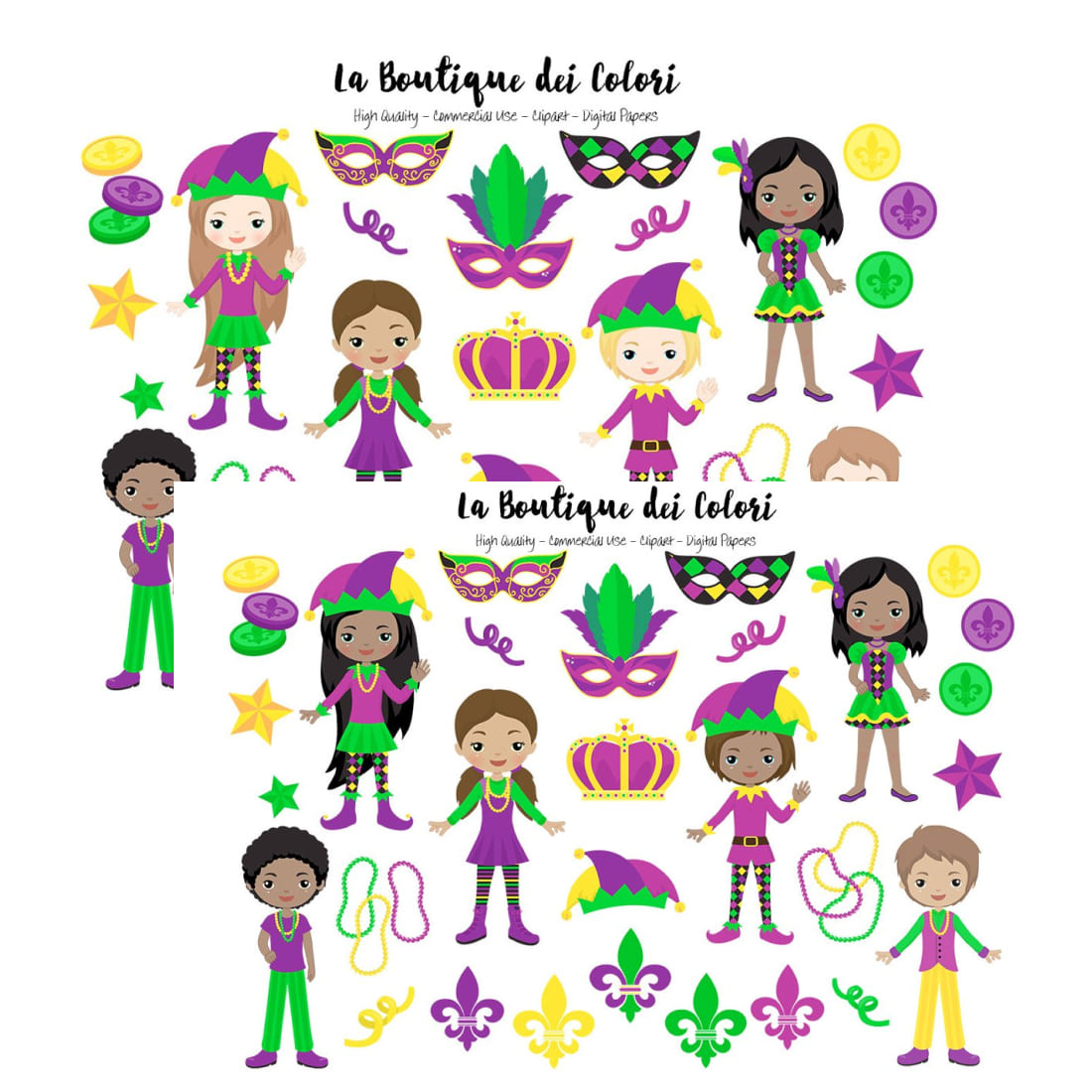 Mardi Gras Clipart.