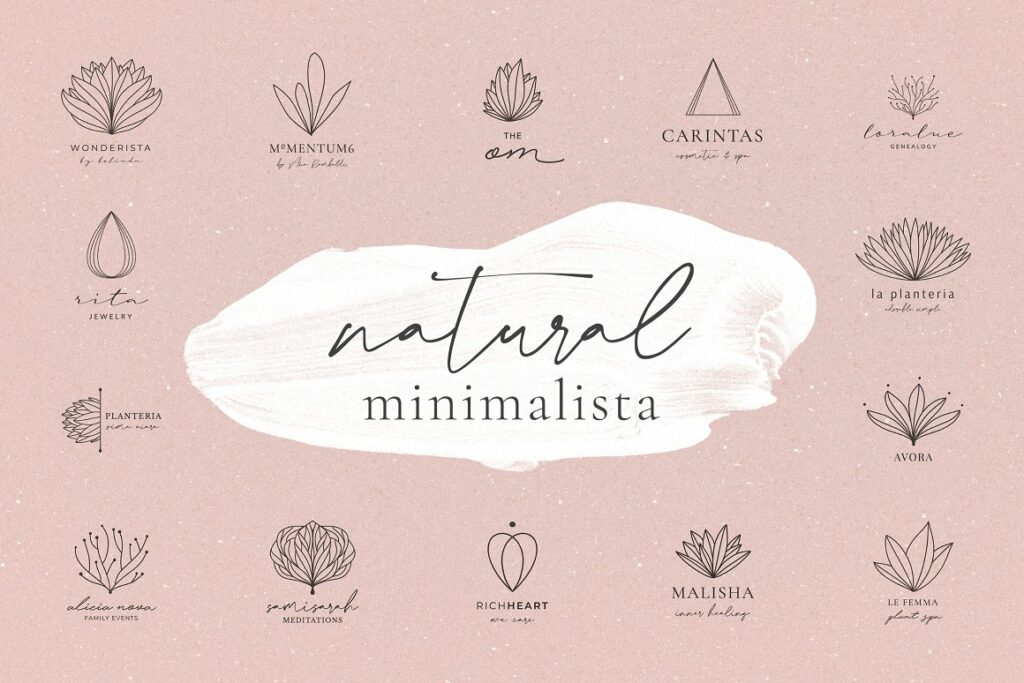 120+ Feminine Logos — Big Bundle – MasterBundles