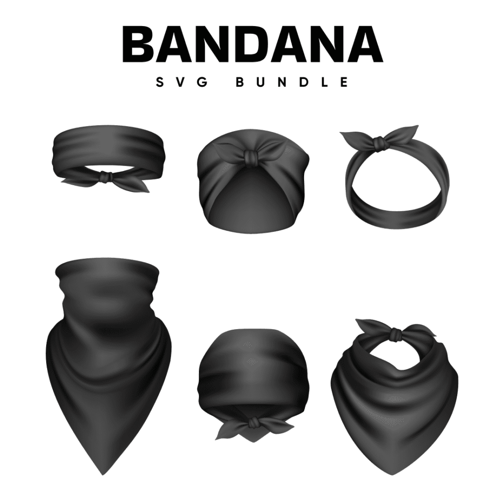 Bandana SVG Free MasterBundles