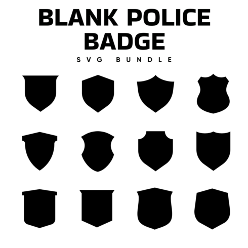 Blank Police Badge SVG_1.