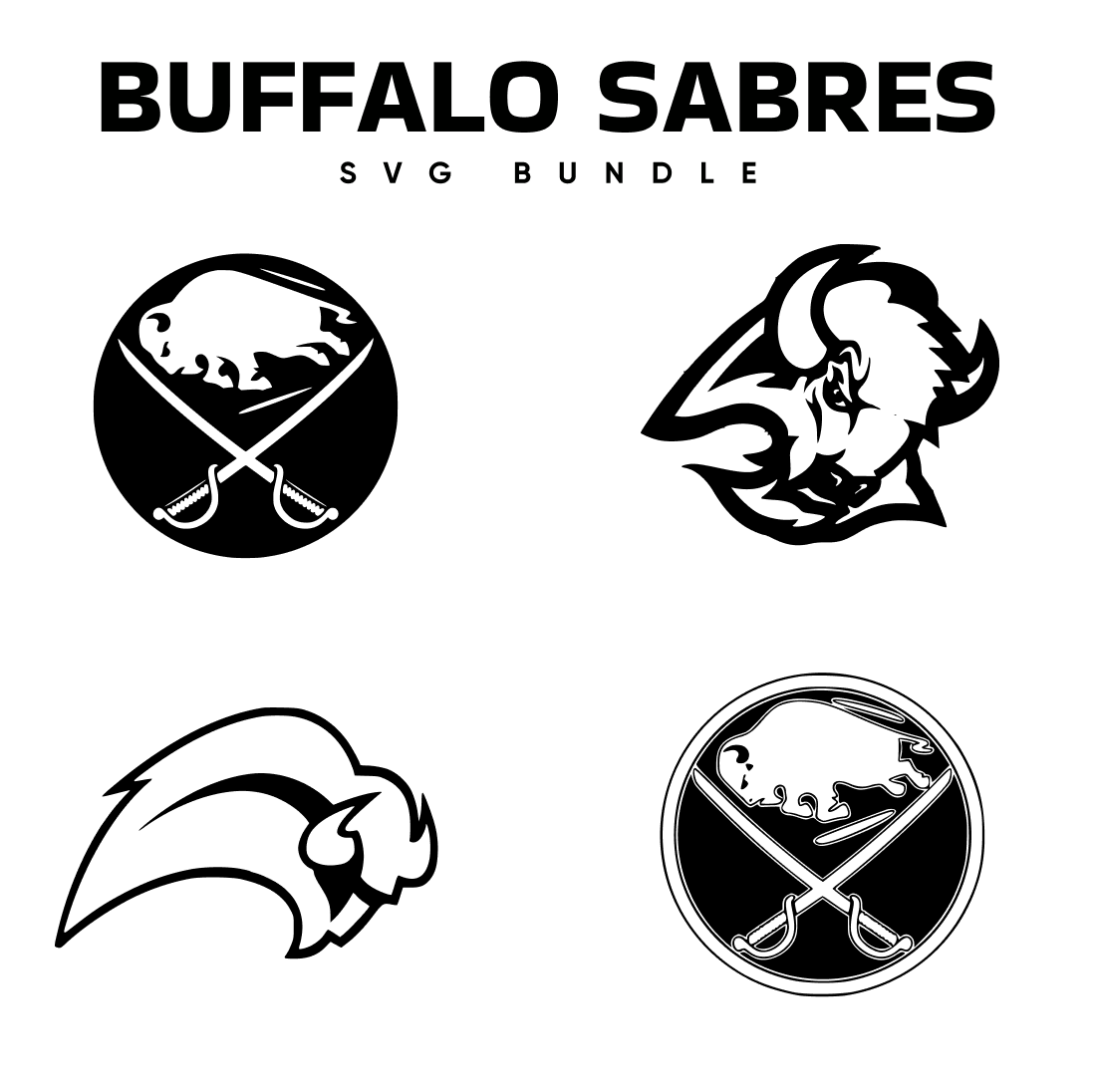 Bunch of logos that are on a white background.