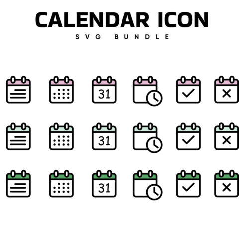 Calendar Icon SVG.