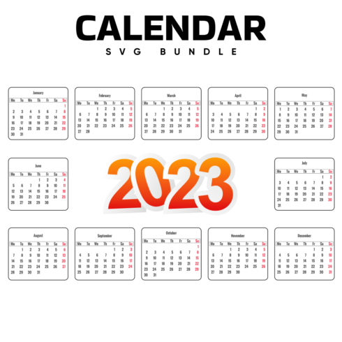 Calendar SVG Free.