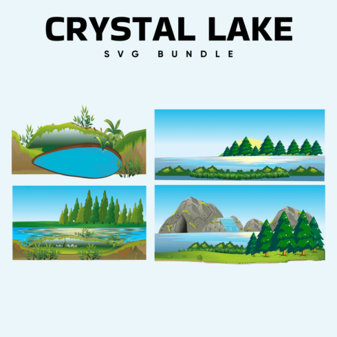 Crystal Lake Svg.