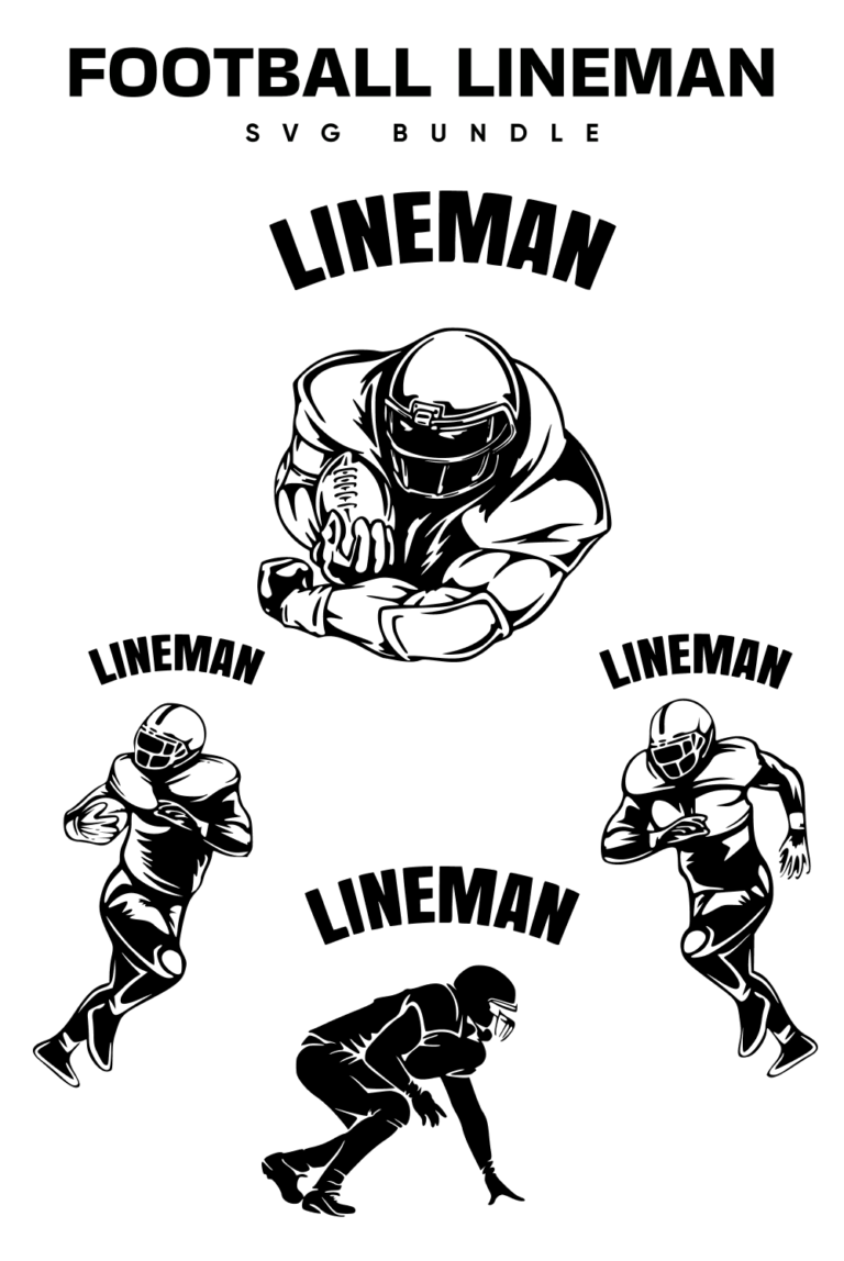 Football Lineman SVG Designs – MasterBundles