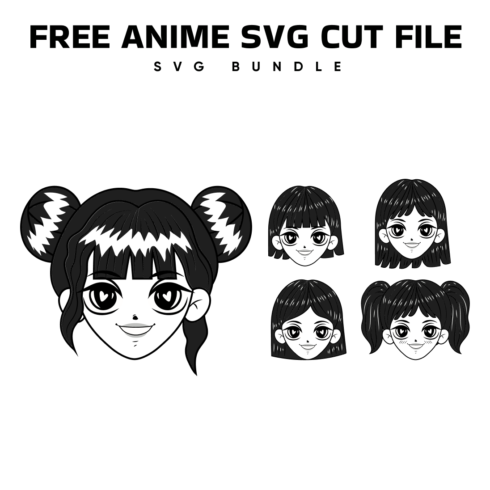 Free Anime SVG Cut File.