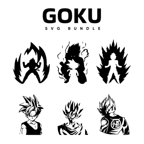 Goku SVG Free.