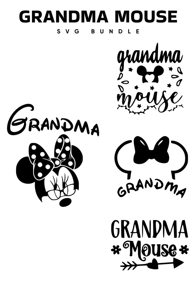 Grandma Mouse SVG – MasterBundles