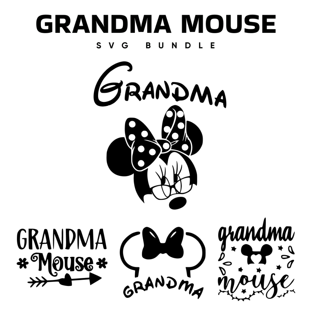 Grandma Mouse Svg – Masterbundles