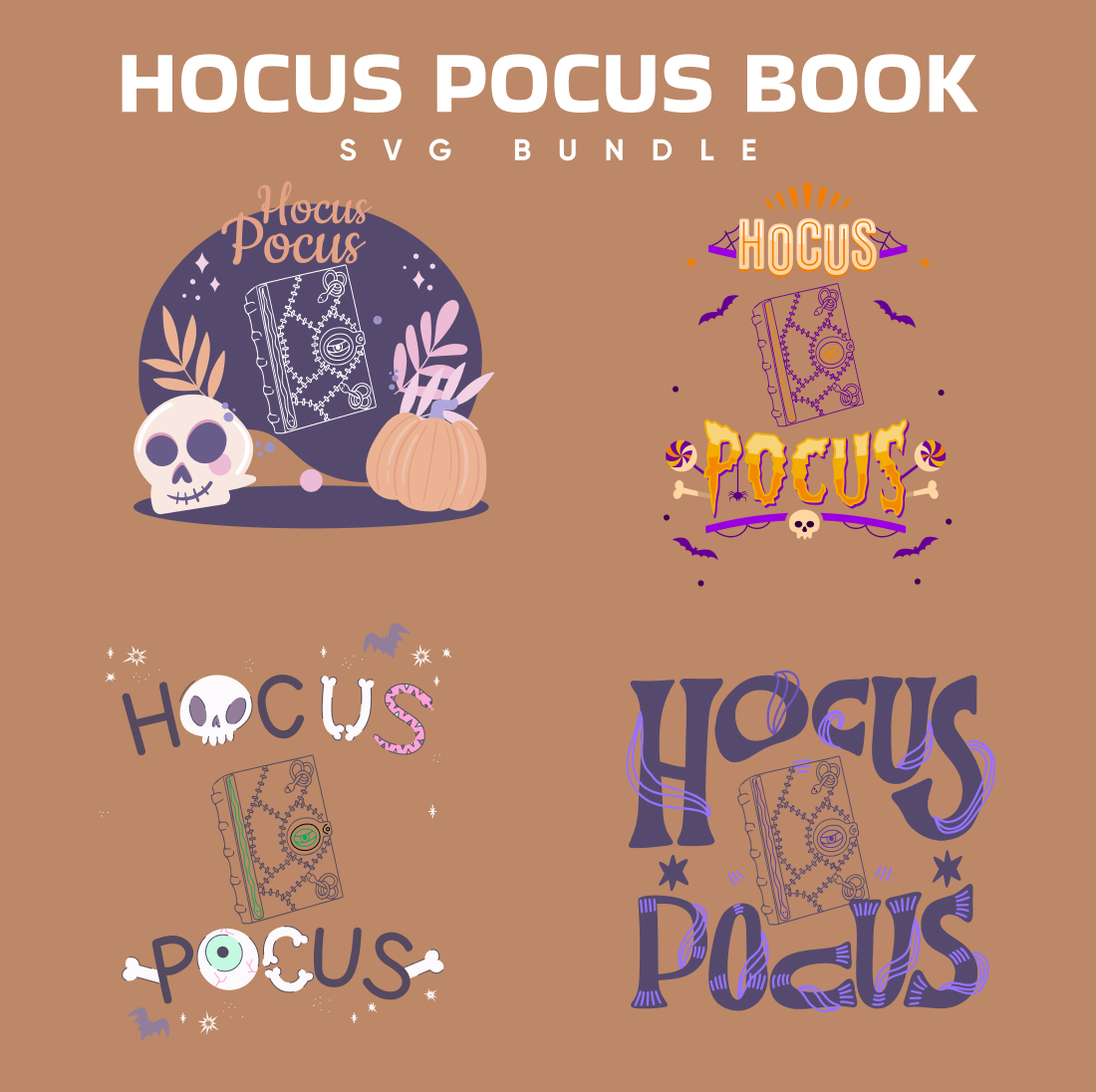 Hocus Pocus Book SVG.