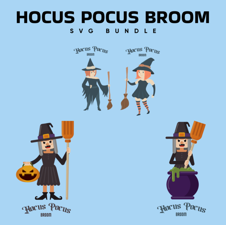Hocus Pocus Broom SVG MasterBundles